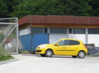 EPT’s communication equipped Clio on site at the Training Centre for Civil Protection and Disaster Relief at Ig near Ljubljana, Slovenia